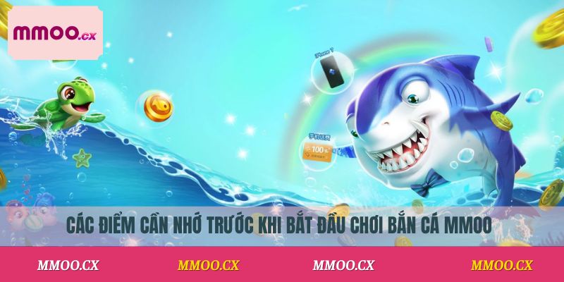 Các điểm cần nhớ trước khi bắt đầu chơi bắn cá MMOO
